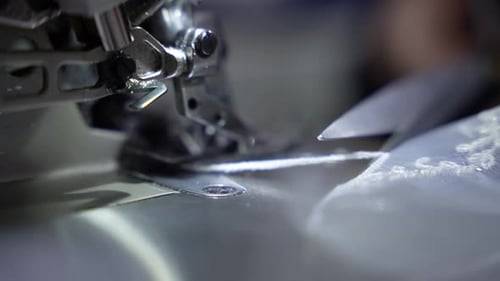 Arbeite in einer Nähwerkstatt