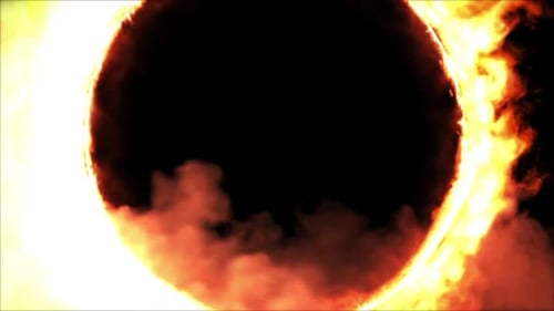 Fiery Ring Reveal Transition Effect