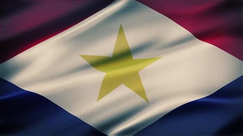 Saba Flag Background