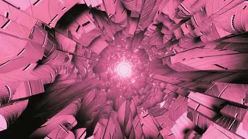 4K glühender Vortex-Schleife