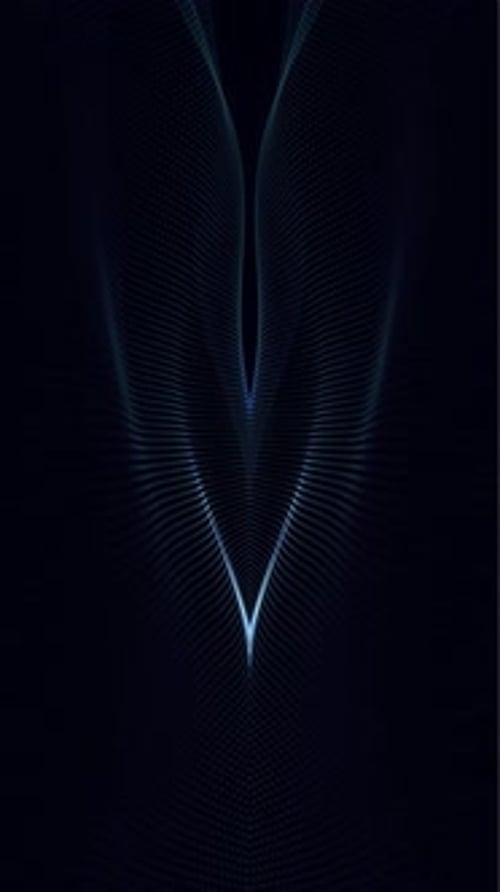 Abstract Dynamic Fluid Particle Wave Animation Background