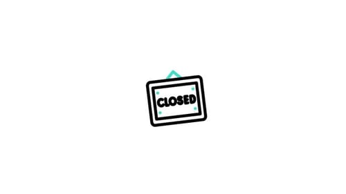 Closedsign Animated Icon
