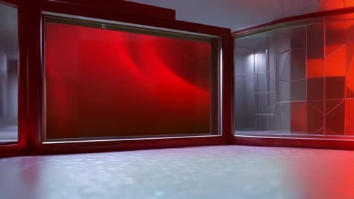 Immersive TV Studio Environment: Captivating Virtual Set for Engaging Multimedia Journalism
