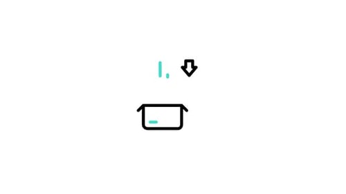 Animated Flat Design Document Delivery Icon