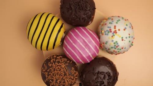 Close Up of Delicious Looking Donuts