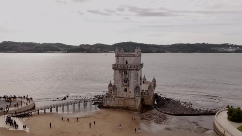 Belem Lisbon Historic Tower Landmark Riverfront Belem Lisbon