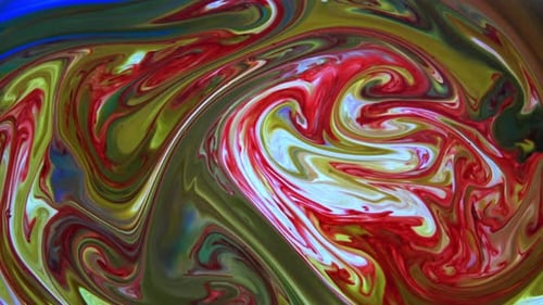 Swirling Colors in Abstract Art
