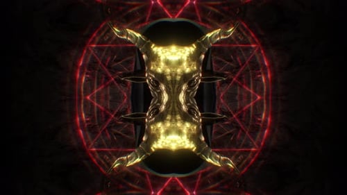 Psychedelic Esoteric Dark Magic Background