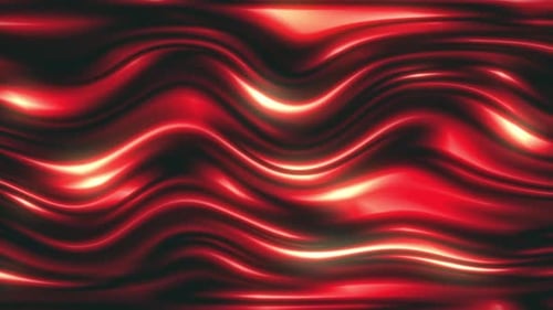 Abstract Red Waves Background