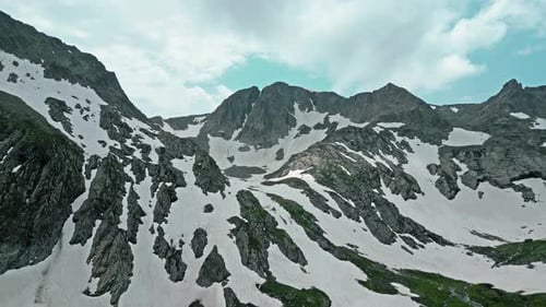 big rocks in the mountains