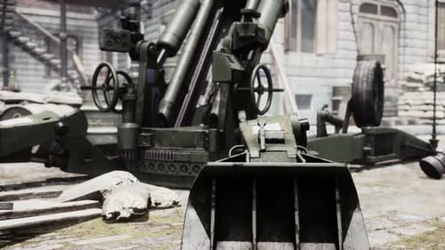 Cannon Gun in the City