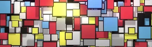 Abstract Geometric Rectangles Wall Loop Background