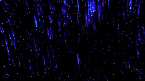 Futuristic Digital Rain Particle Background Loop