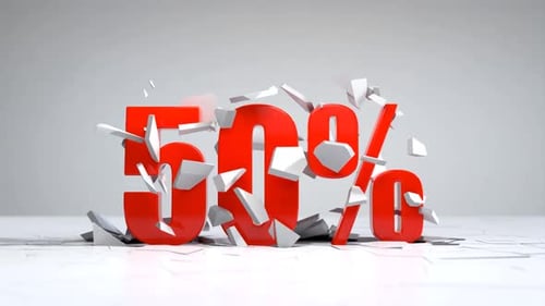 50% Discount Sale Explosion