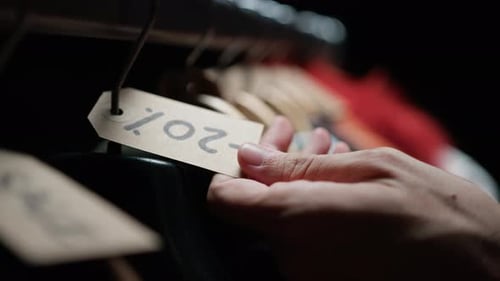 Sale Discount Tags on Shop Clothes