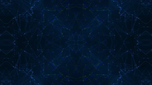 Abstract Network Plexus Connection Loop Background