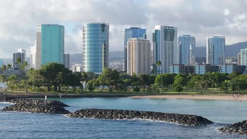 Prestige Residential Ocean View Beach Front Property USA Honolulu Buildings