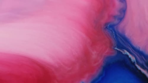 Fluid Abstract Colors Blending and Flowing