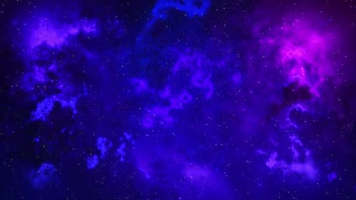 Fluid Abstract Space Nebula Background Animation