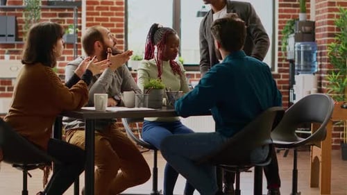 Successful Business People Doing Agreement Sign with Hands