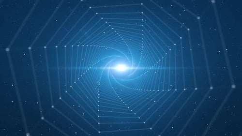 4K Futuristic technological abstract motion background