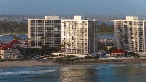 Experience Stunning Aerial Views of Hotel Del Coronado in San Diego
