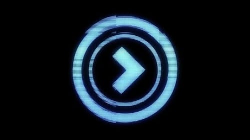 Digital Arrow In A Circle 02