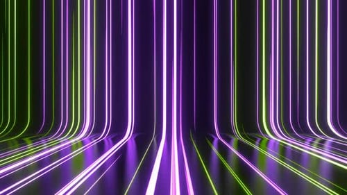 Falling Abstract Colorful Rain Streaks Looping Background Colorful Abstract Light Streaks Effect