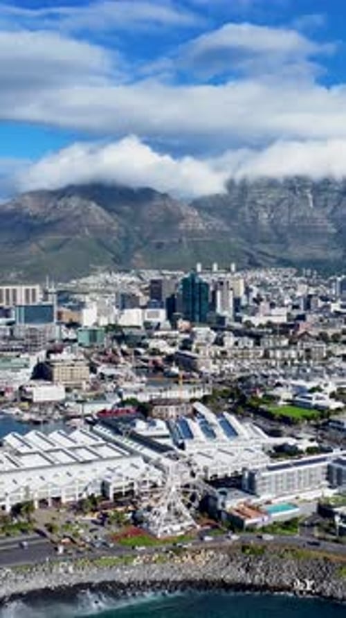 Waterfront At Cape Town In Western Cape South Africa.