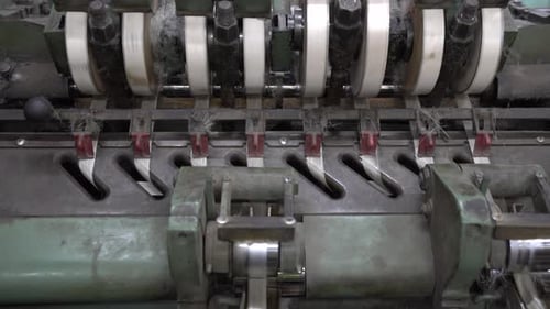Industrial Machine Turning and Winding Strands