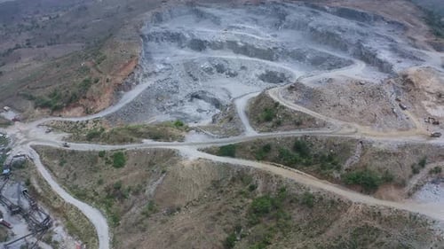 Mine pit production in a remote area of Abuja, Nigeria