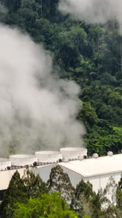 Central geotérmica en Mindanao, Filipinas