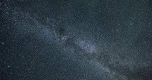 Milky Way Galaxy Stars in Night Sky Time Lapse Astronomy Background