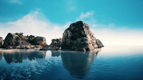 Paisaje y costas rocosas del Mediterráneo