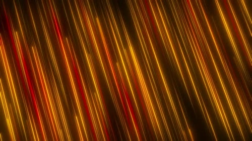 Abstract Glowing Neon Lines Flowing Loop Background