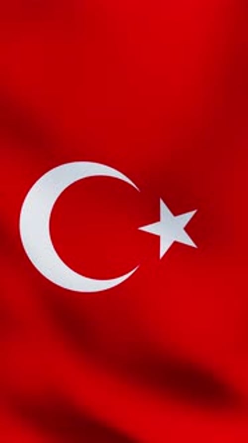 Drapeau de la Turquie 02 4K