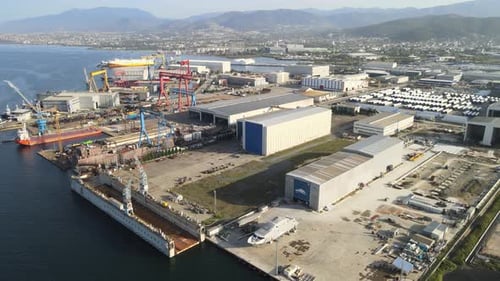 port aerial view
