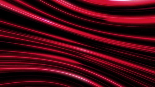 Abstrakte leuchtende Kurve, Speedlight Hi-Tech Lines, animiert in 4K. Vd 49
