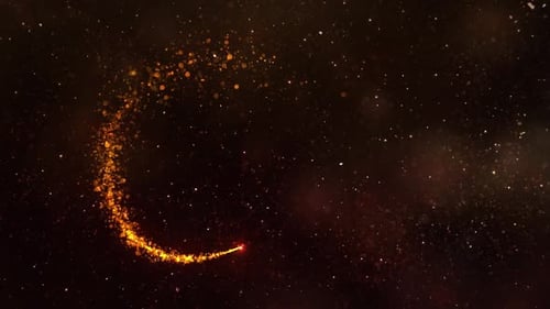 Christmas Particles Trail