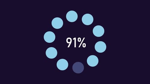 Progress circle animation