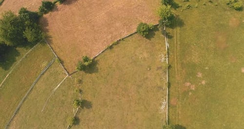 Cinematic Drone Aerial Shot of an Abstract Nature Water Lake and Natural Texture