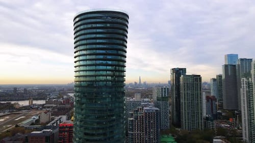 Skyscraper High Rise Buildings in Downtown London City Business District