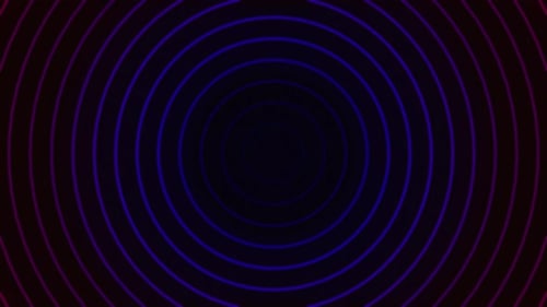 Abstrakter unendlicher Neon-Tunnelschleifenhintergrund. 4K Unendliche Tunnelschleifenanimation.