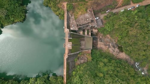 Presa Tireo en Loma de Blanco Bonao, República Dominicana\_Vista superior