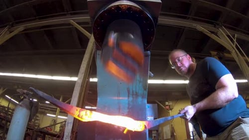Blacksmith Metal Forging in 4k