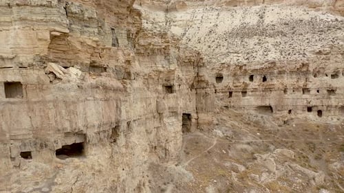 Vue aérienne de l'ancienne ville troglodyte 3