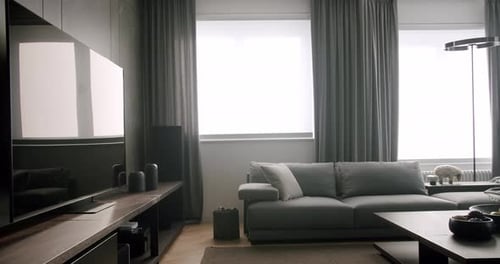 Modern Interior Living Room Fashionable Furniture Store Stylish Interior