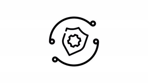 Animation Security Lock Icon