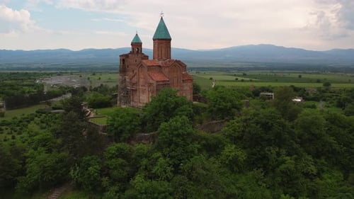 Aerial View of the Georgia Landmarks