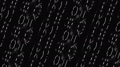 Futuristic Digital Circuit Board Data Flow Background Loop